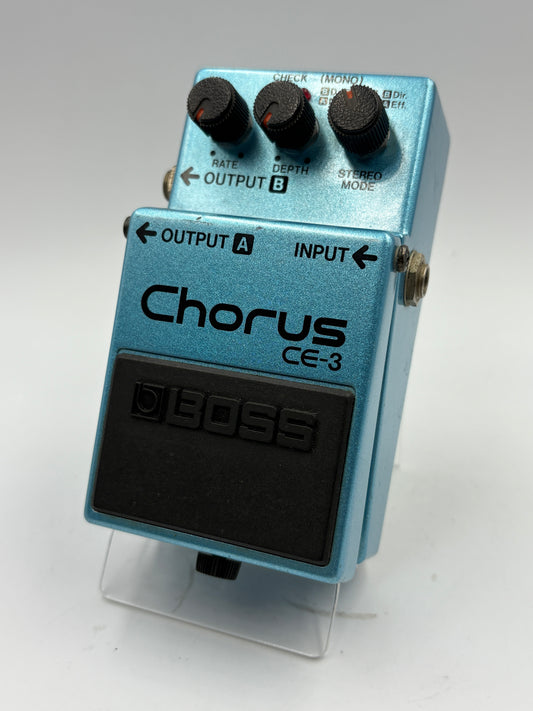 BOSS CE-3 Chorus '87 Vintage Green Label Made in Japan