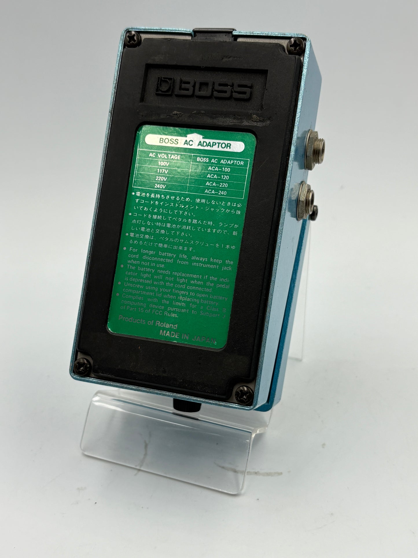 BOSS CE-3 Chorus '87 Vintage Green Label Made in Japan